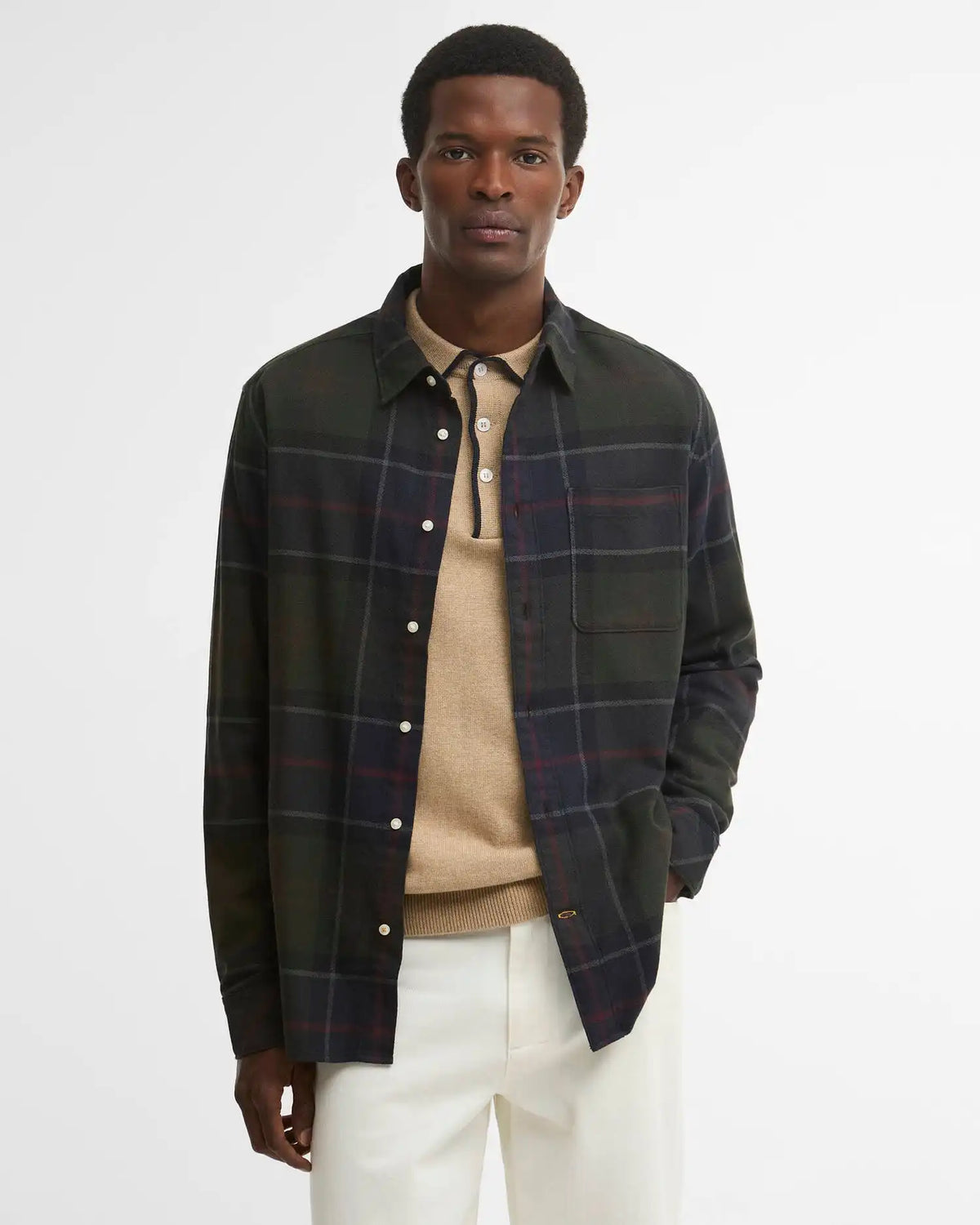 Bourne Tartan Relaxed Long-Sleeved Shirt