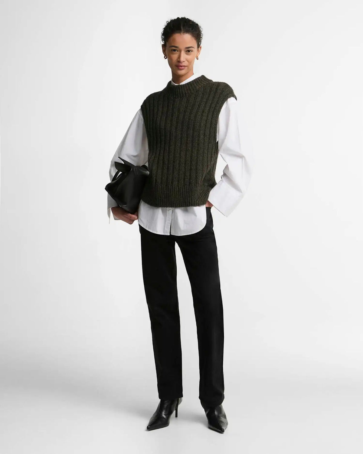 Anastasia Wool-Blend Sweater Vest