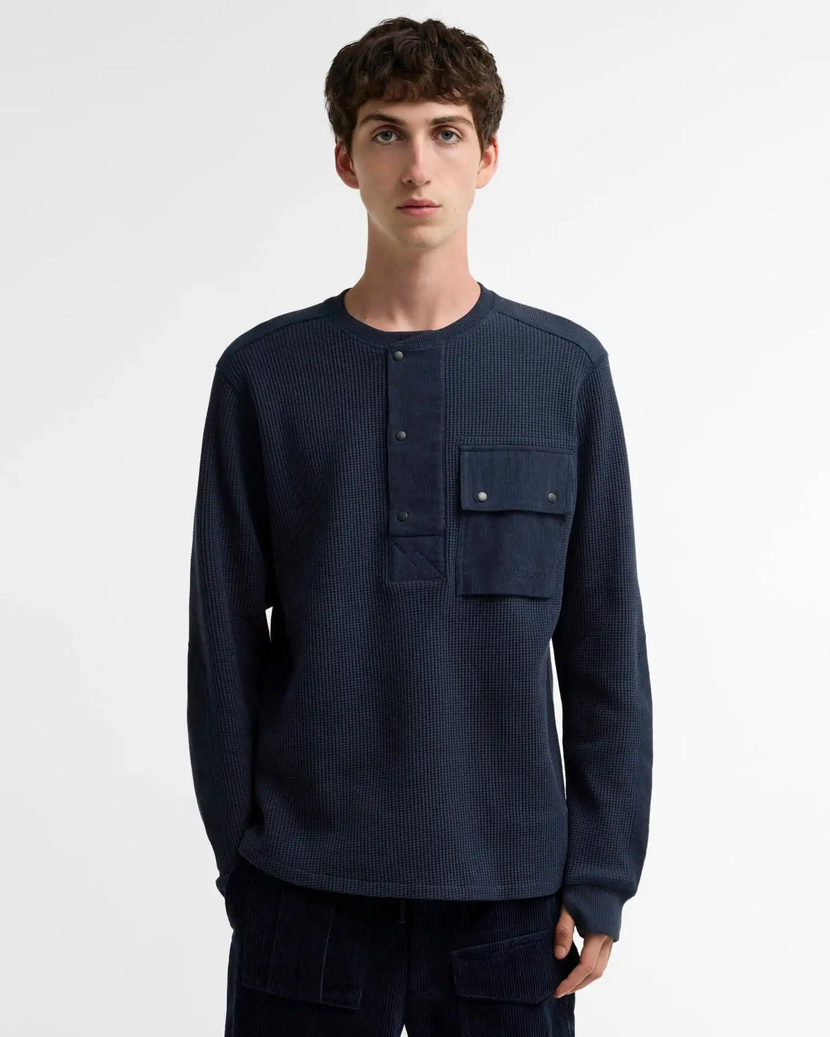 Barbour x Norbit Relaxed Waffle Shirt