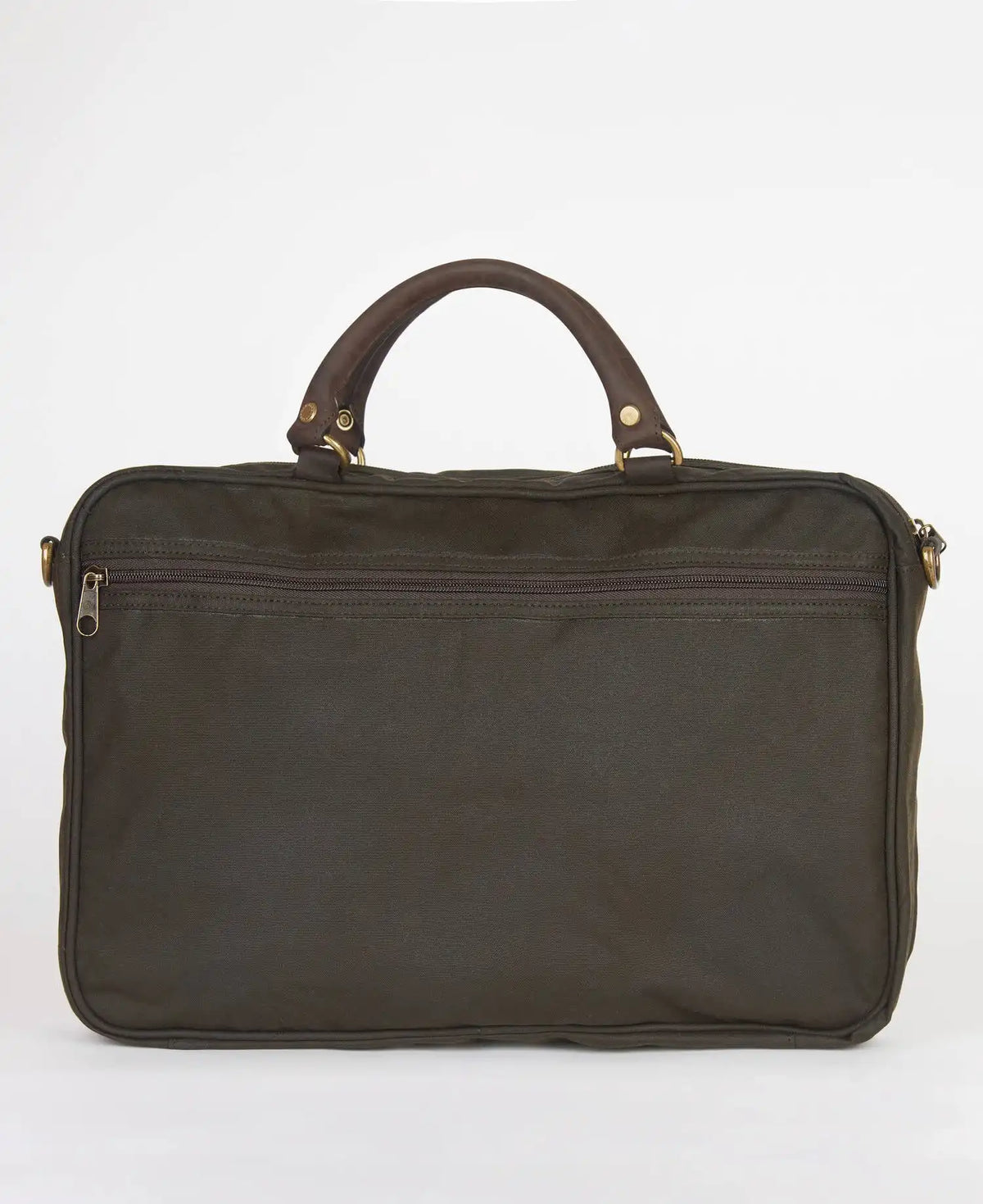 Waxed Leather Briefcase