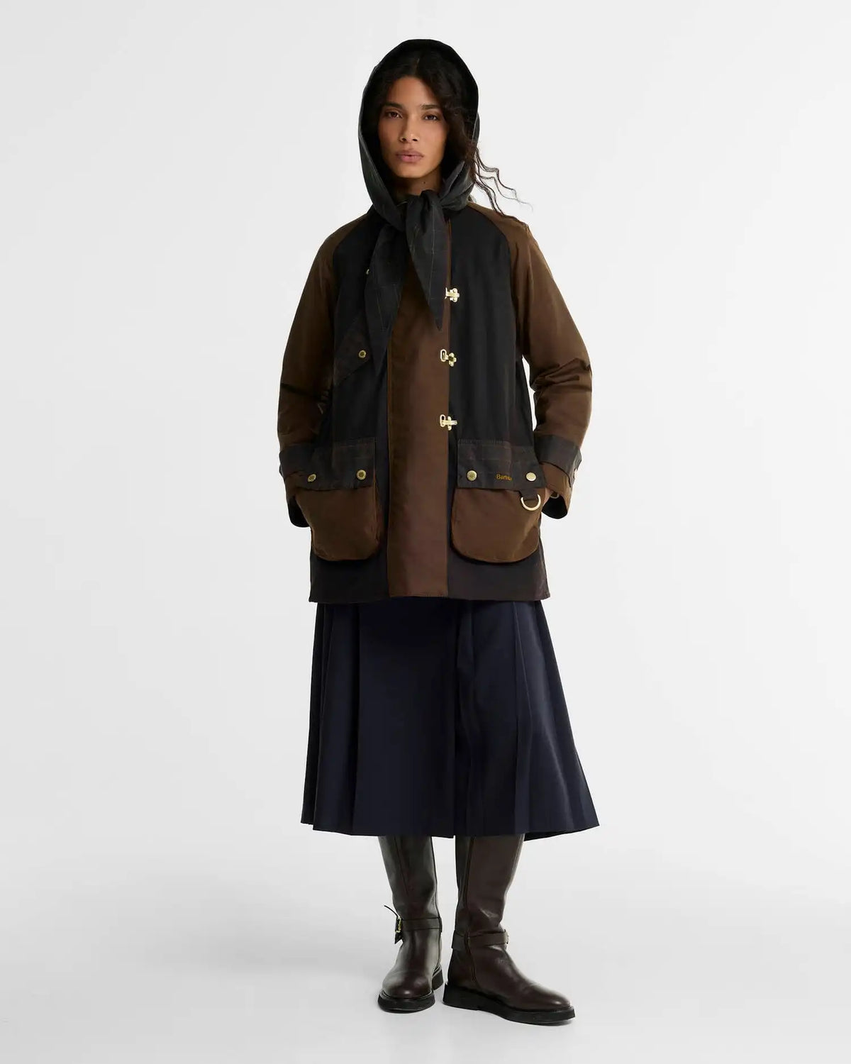 Felton Checked Waxed Jacket
