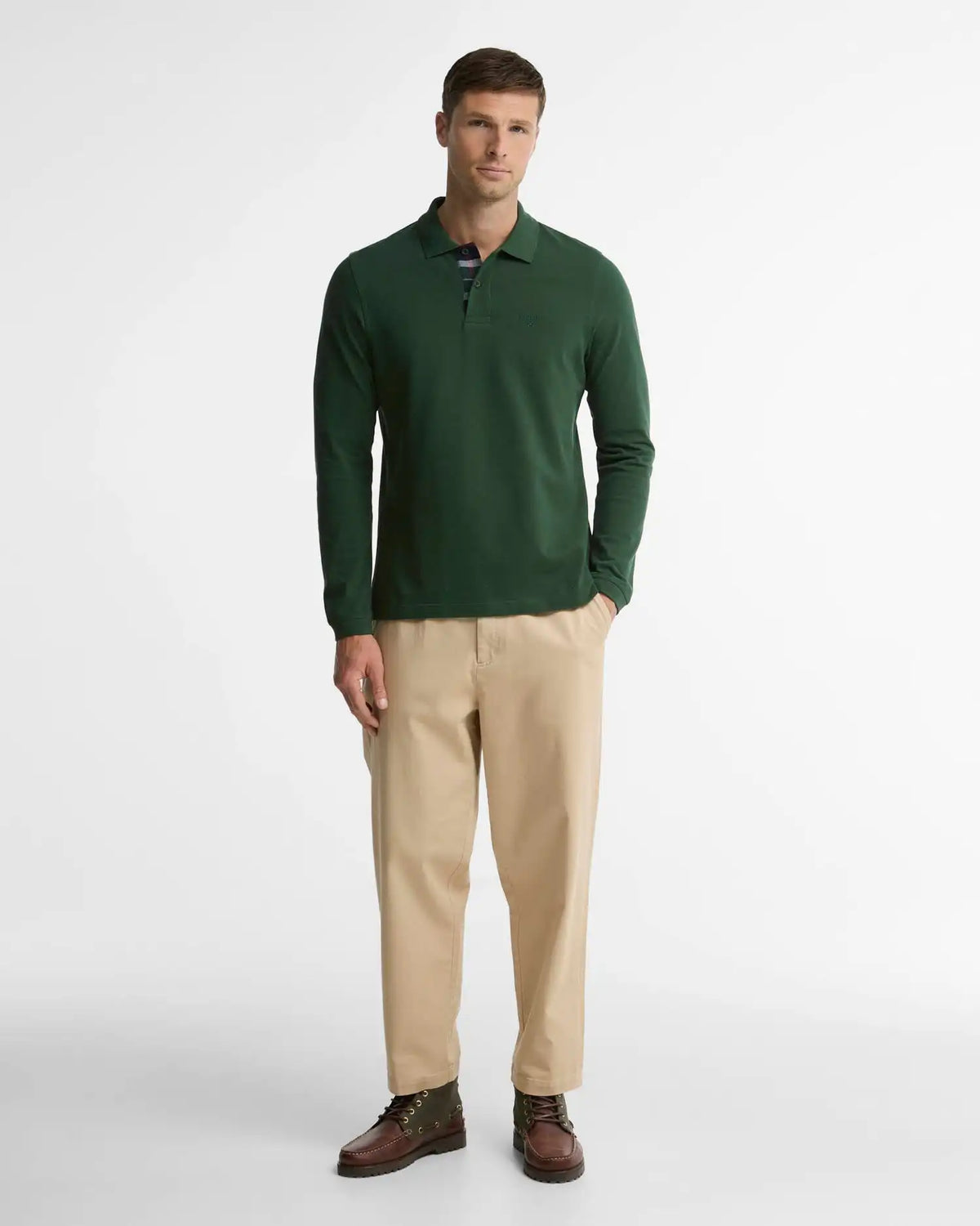 Essential Long-Sleeved Polo Shirt