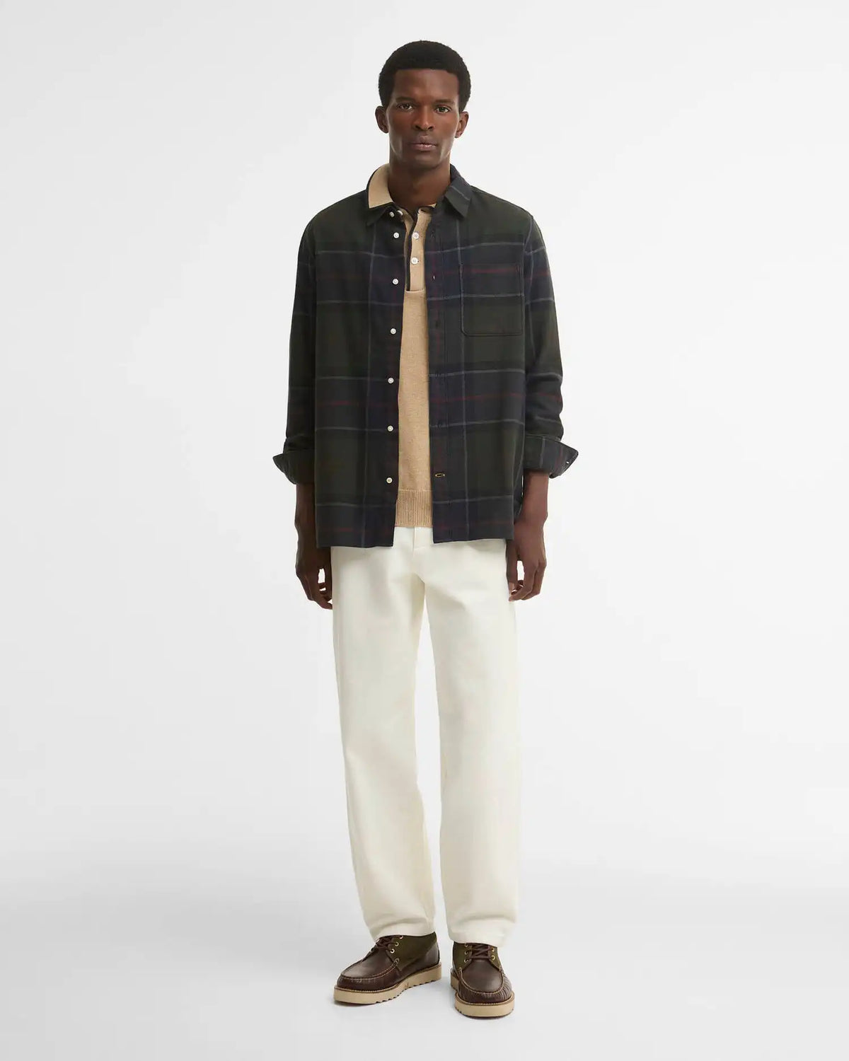 Bourne Tartan Relaxed Long-Sleeved Shirt