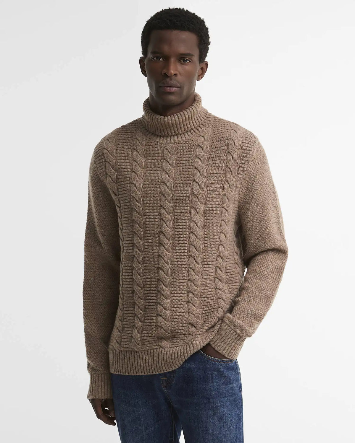 Staplecross Rollneck Lambswool  Jumper