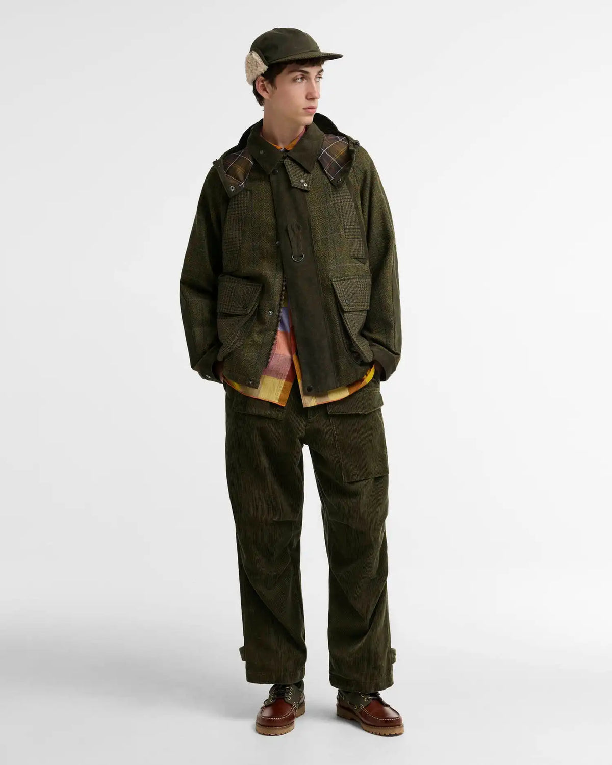 Barbour x Norbit Oversized Cord Trousers