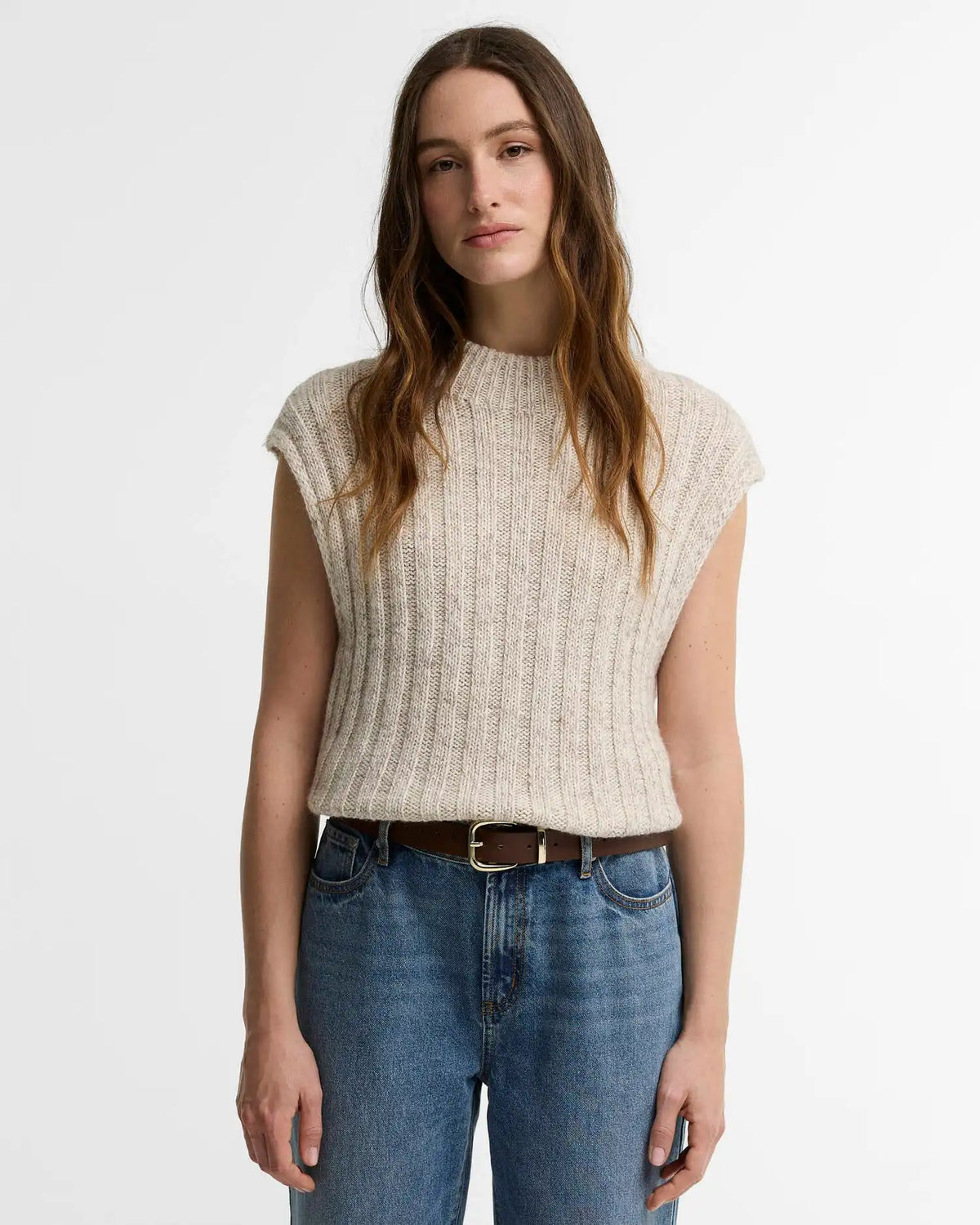 Anastasia Wool-Blend Sweater Vest