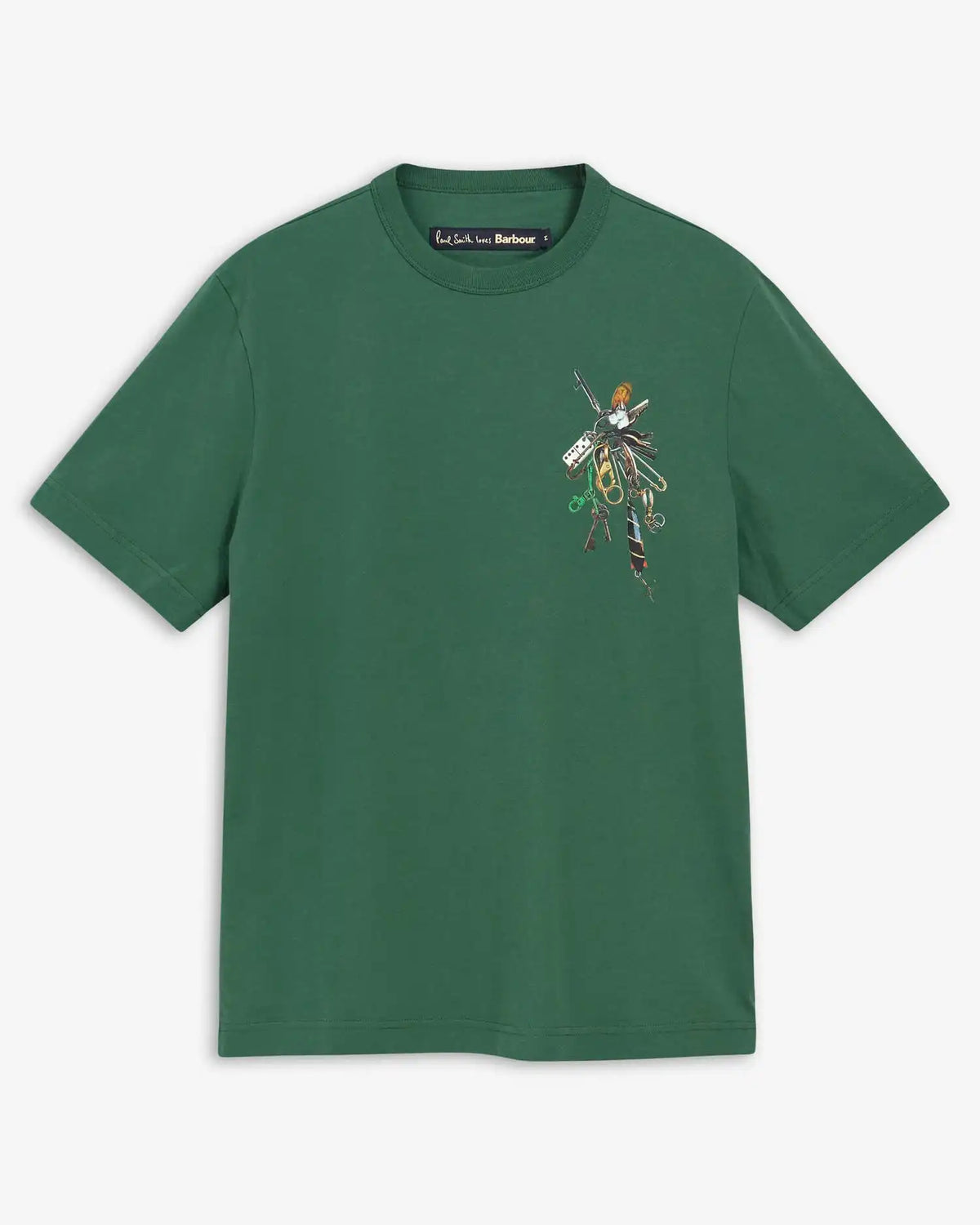 Paul Smith Loves Barbour Key Graphic T-Shirt