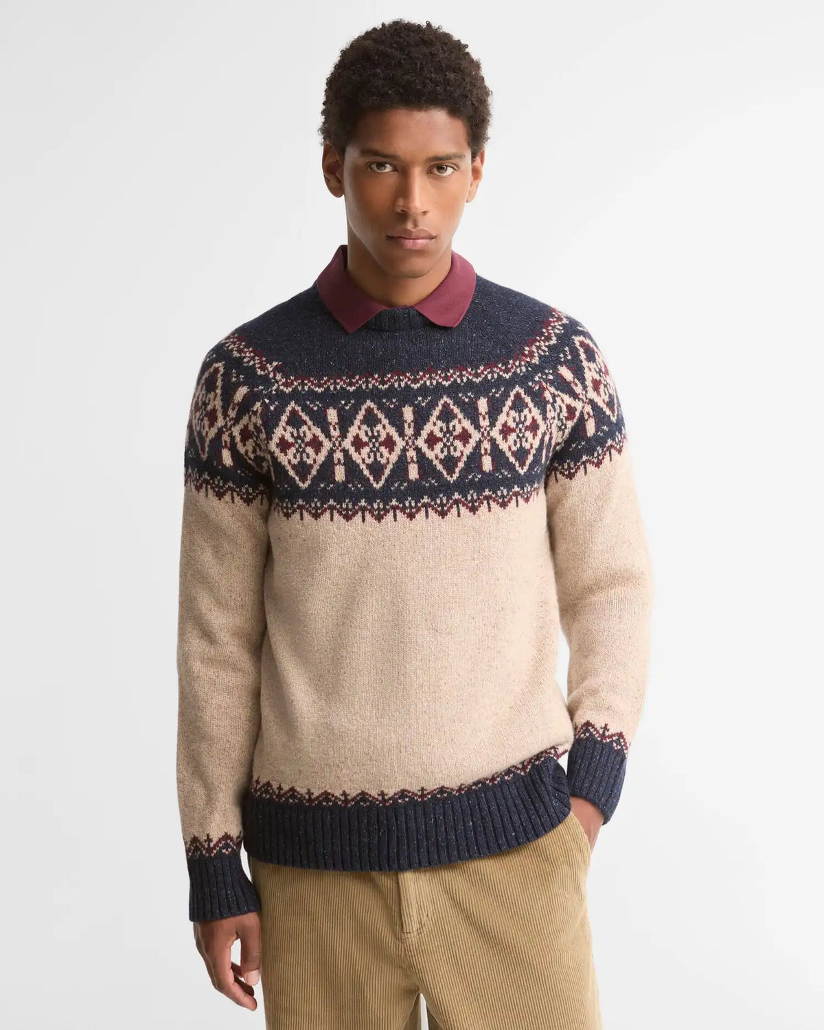 Tisbury Fair Isle Crew Neck Jumper