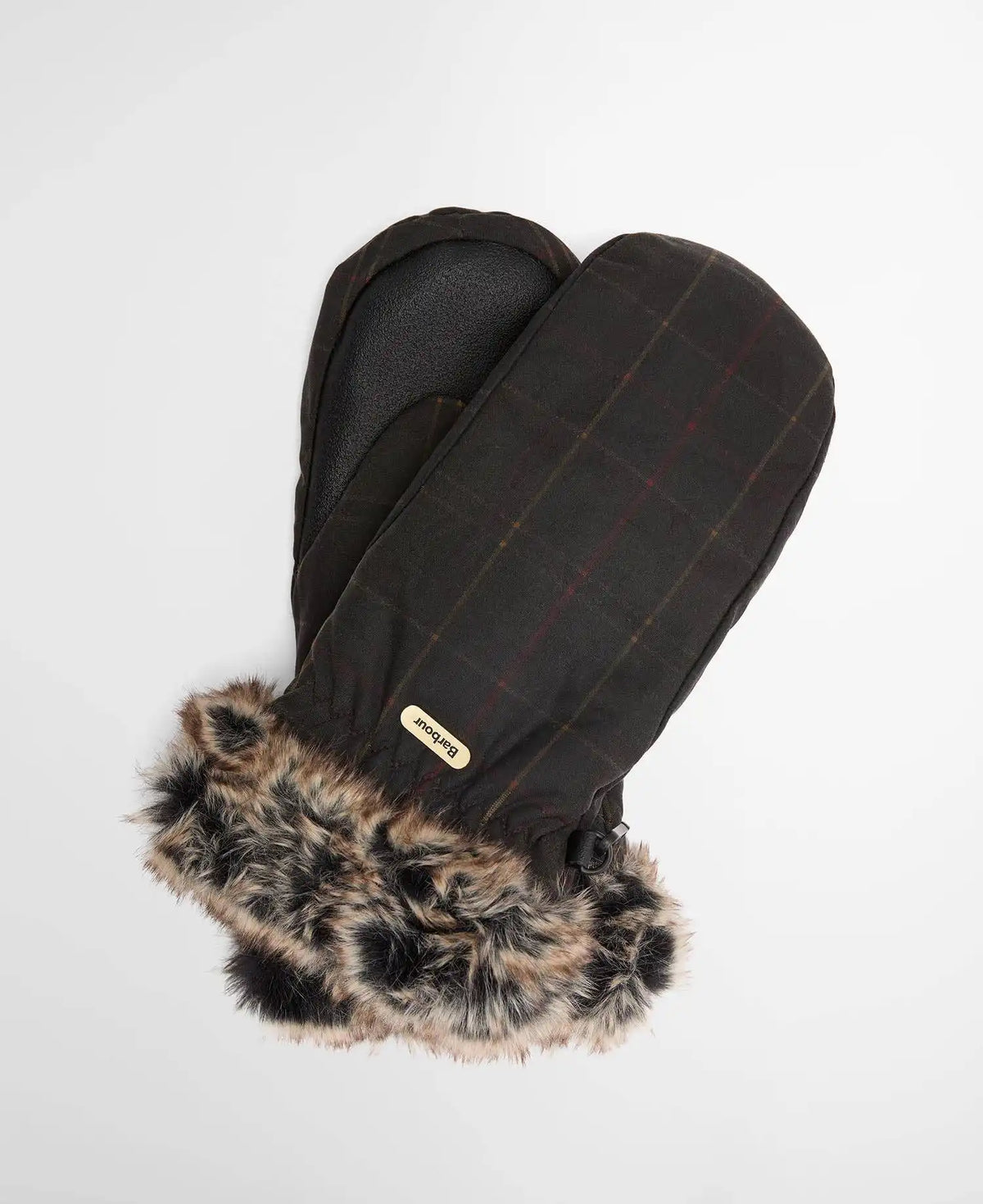Tartan Waxed Mitts
