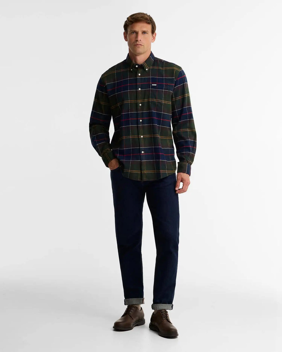 Hogside Tartan Regular Long-Sleeved Shirt