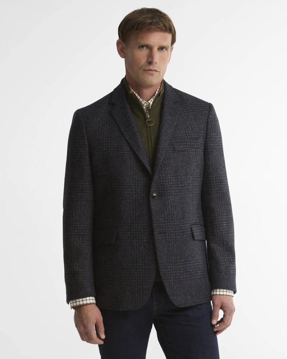 Bryson Moons Check Blazer