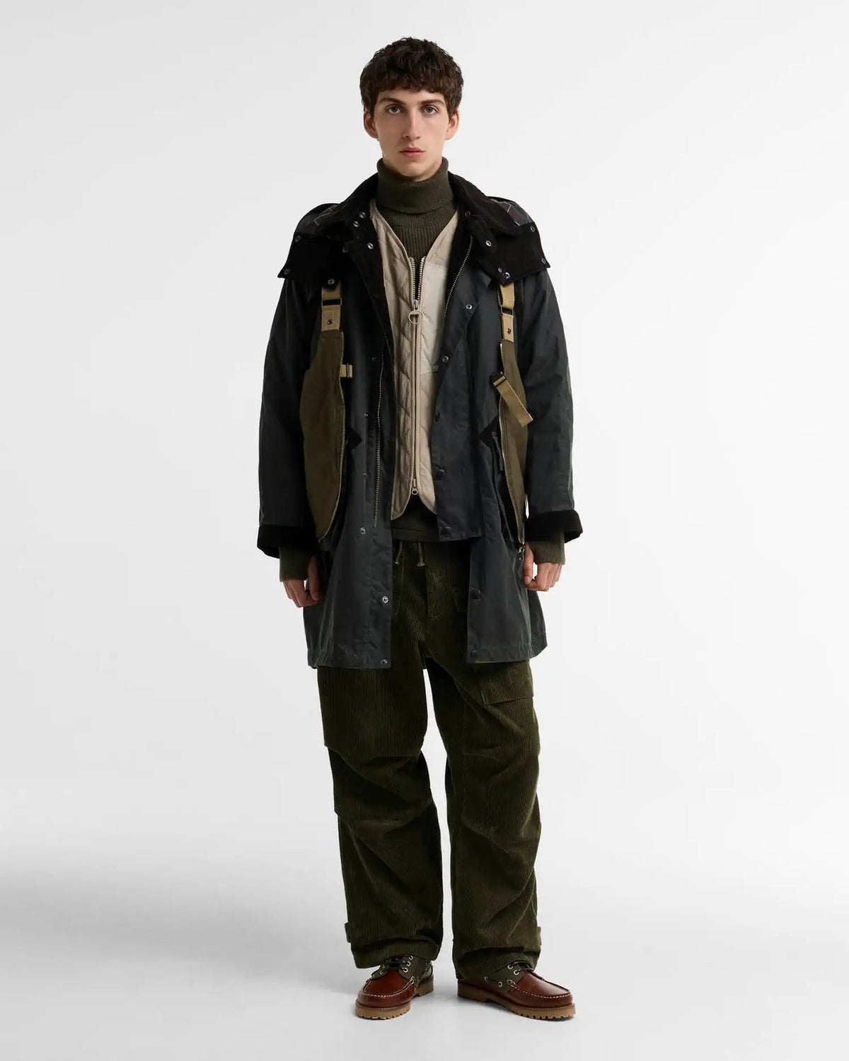 Barbour x Norbit Long Waxed Jacket