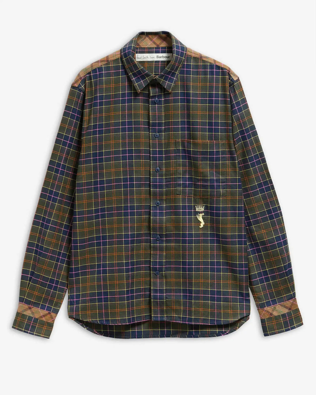 Paul Smith Loves Barbour Tartan Tailored Long-Sleeved Shirt