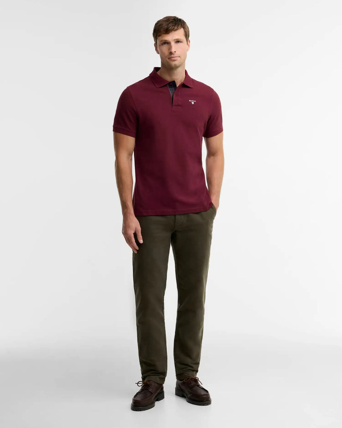 Tartan Pique Polo Shirt