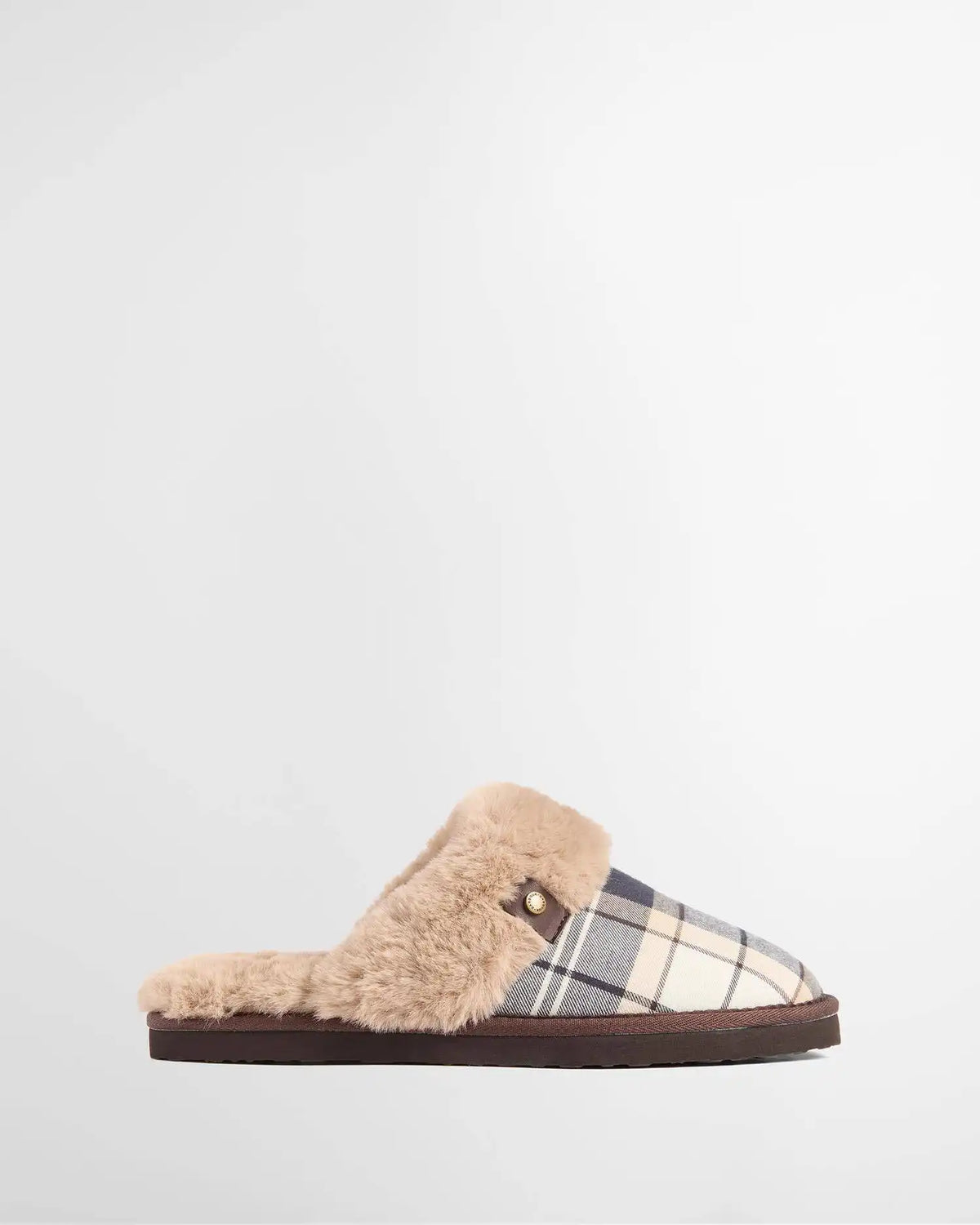Claudia Tartan Mule Slippers