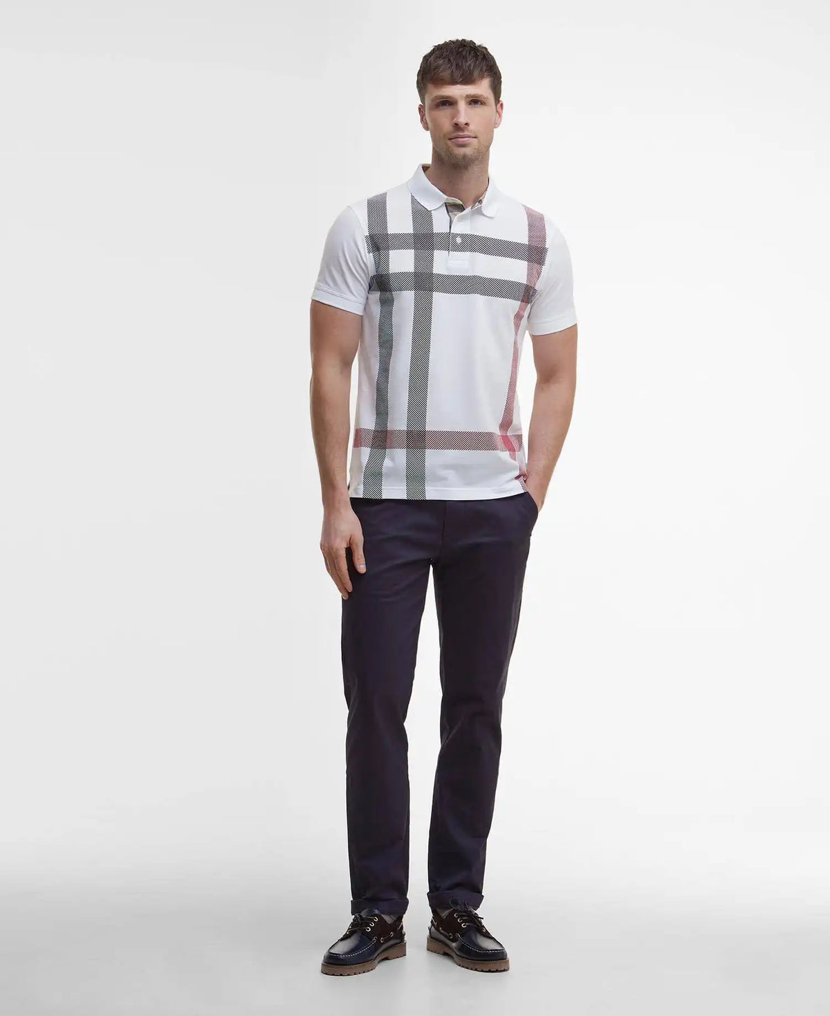 Blaine Tartan Short-Sleeved Polo Shirt
