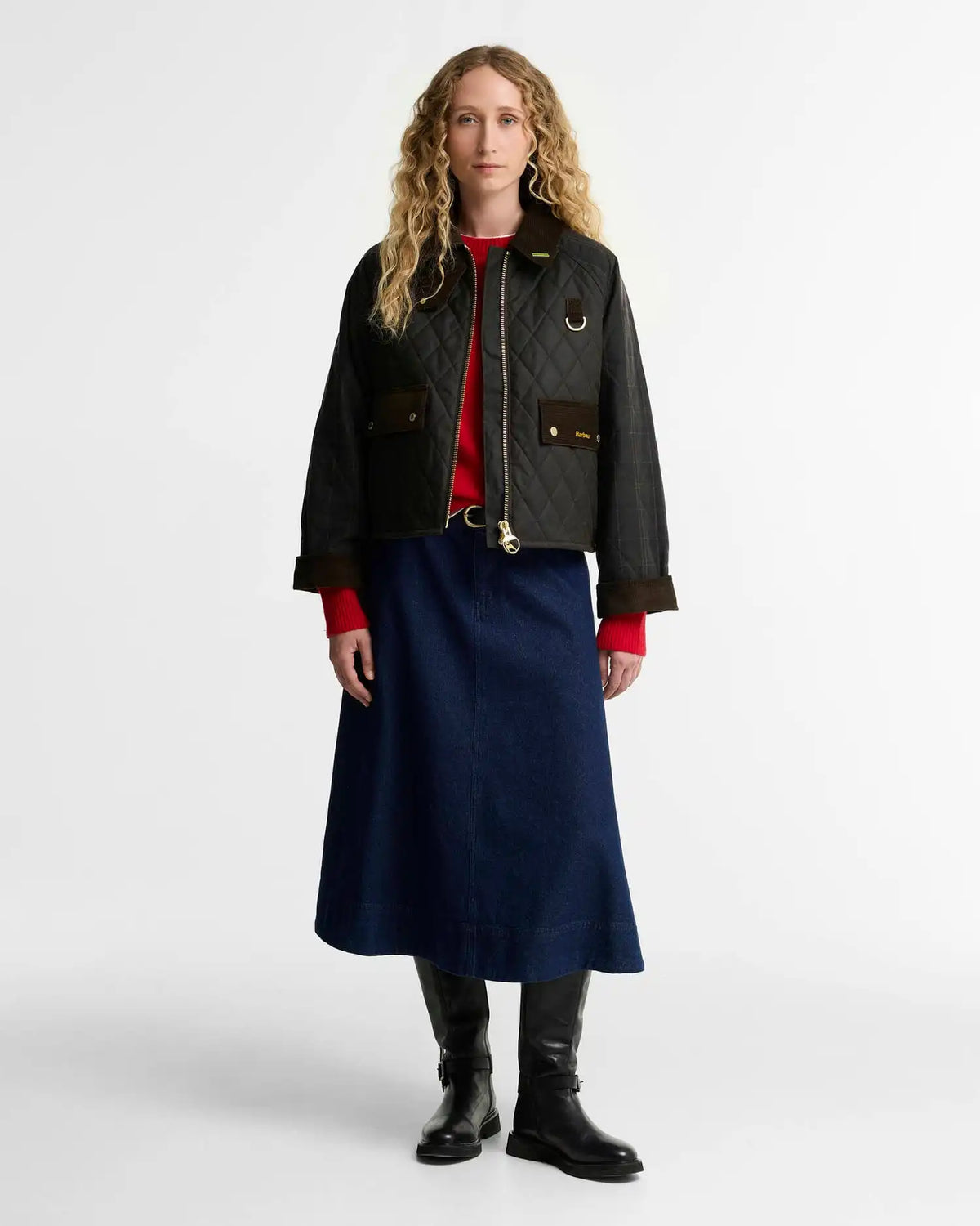 Tartan Reimagined Icons Tartan Quilted Spey Waxed Jacket