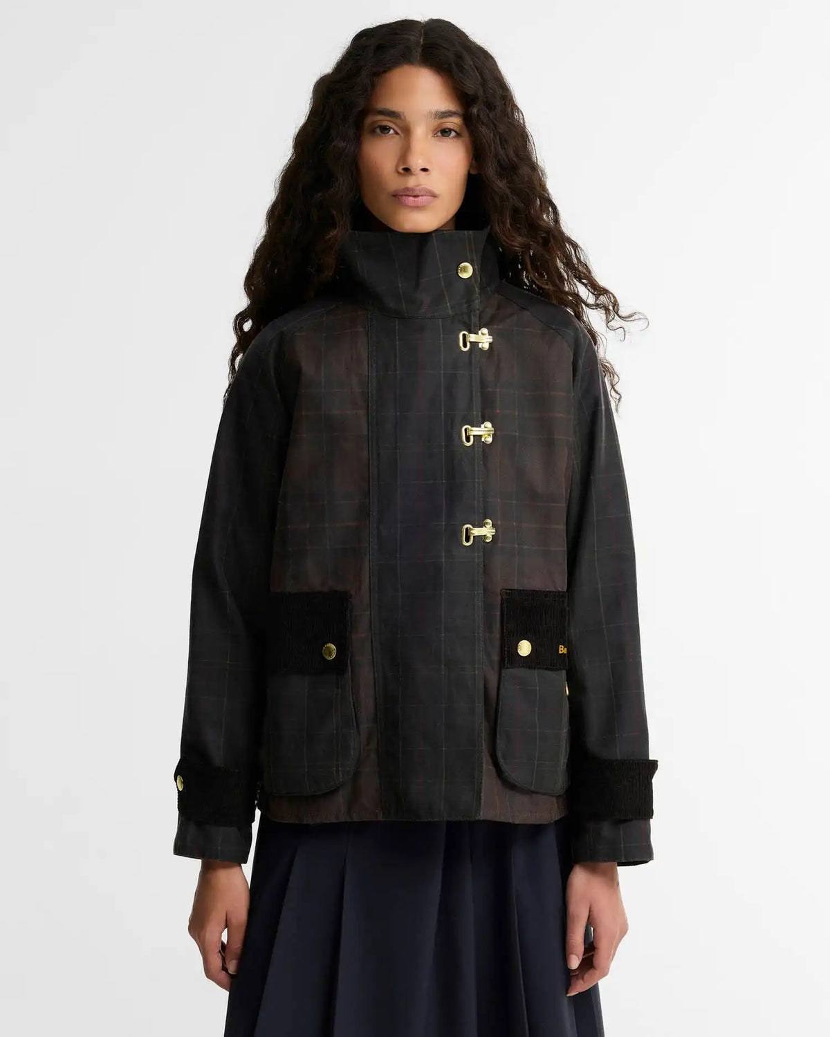Hazelwood Checked Waxed Jacket