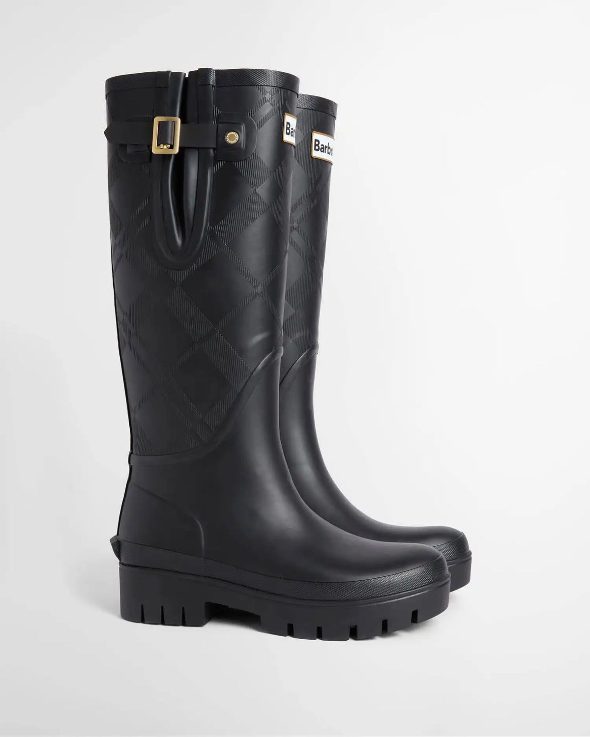 Leighton Tartan Wellingtons