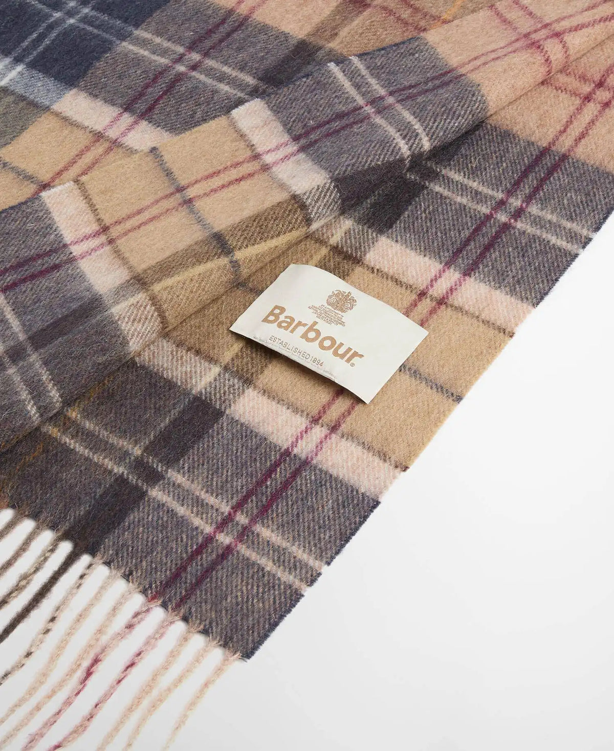 Serena Tartan Lambswool Scarf