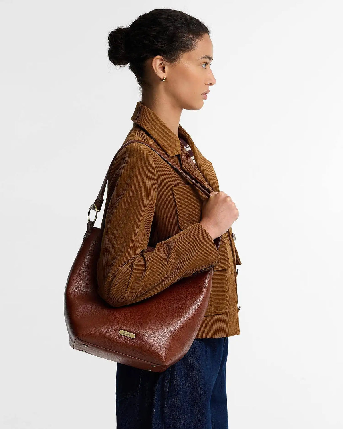 Cedar Large Leather Bucket Bag