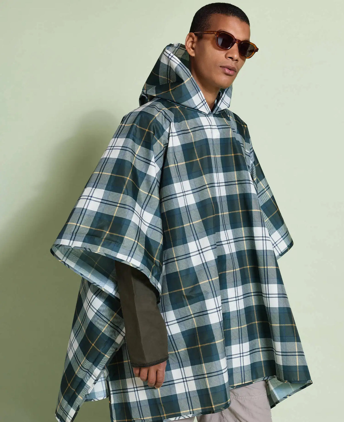 Tartan Showerproof Poncho