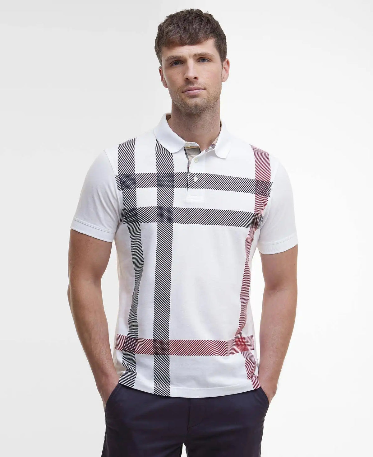 Blaine Tartan Short-Sleeved Polo Shirt