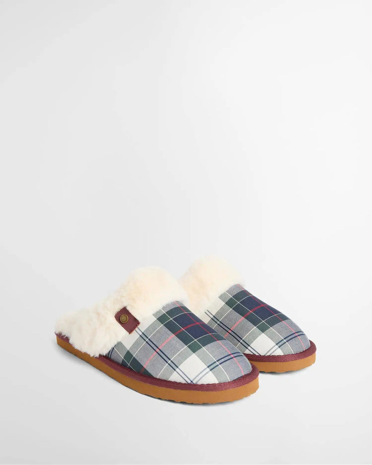 Claudia Tartan Mule Slippers