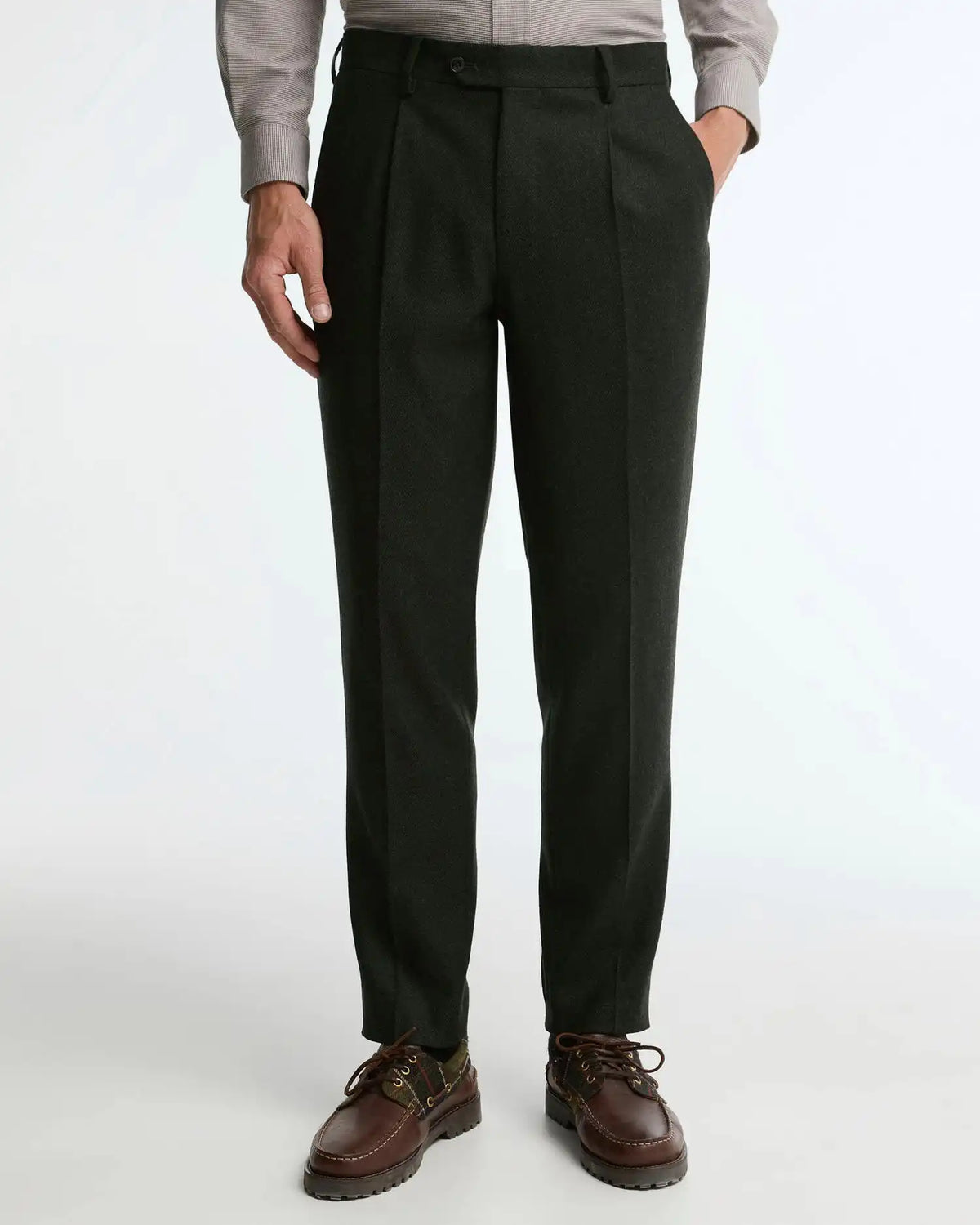 Fairford Herringbone Tailored Trousers