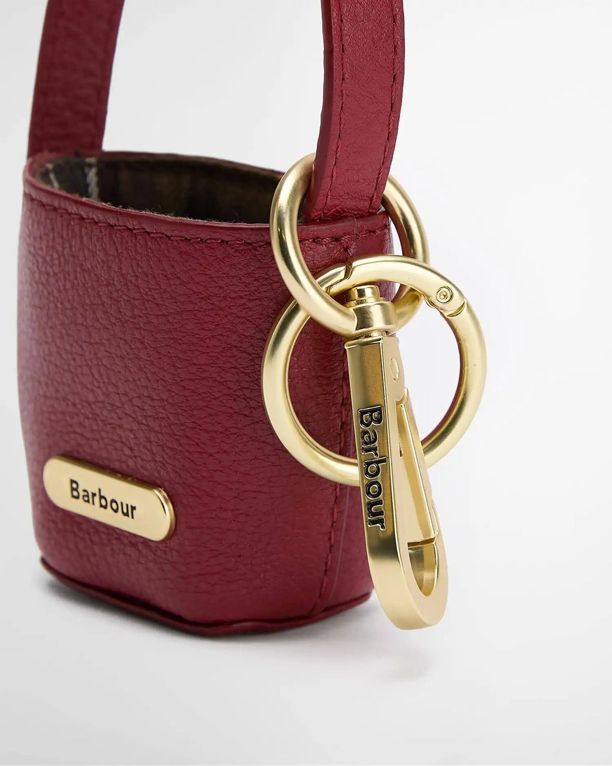 Leather Bucket Bag Charm