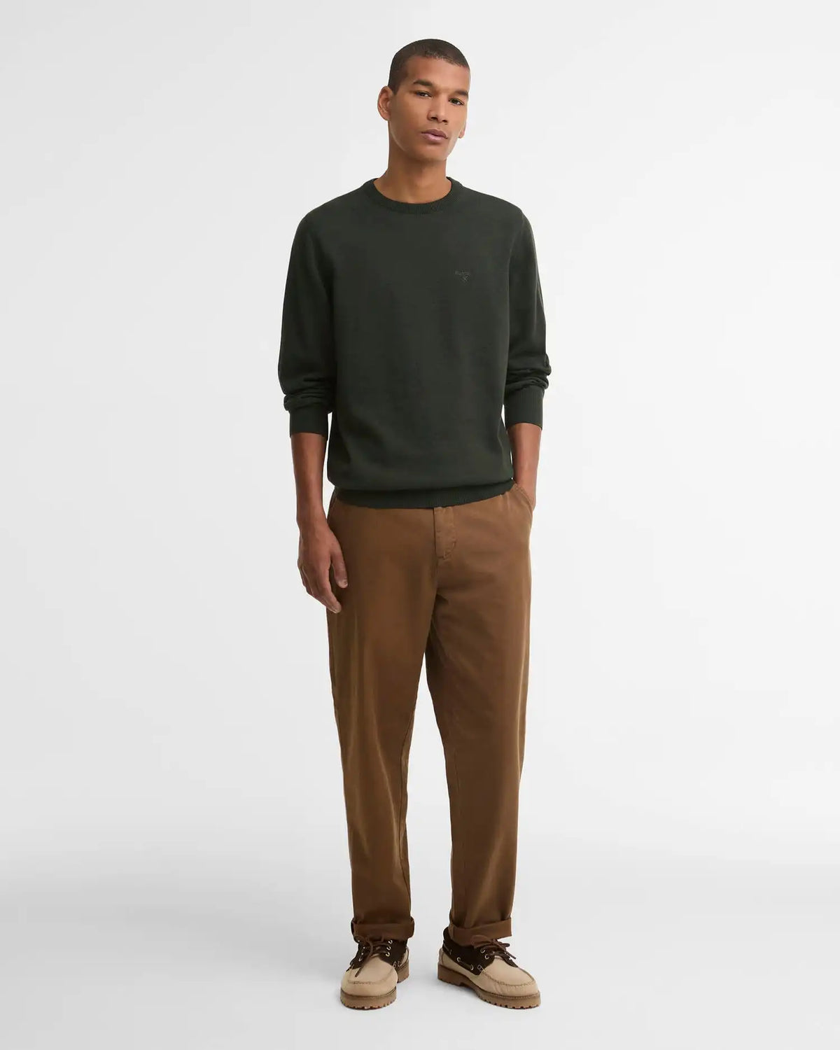 Pima Cotton Crew Neck Jumper