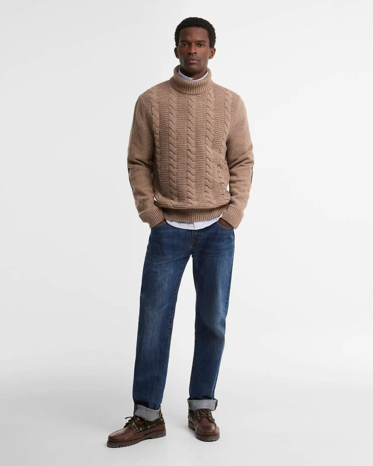 Staplecross Rollneck Lambswool  Jumper