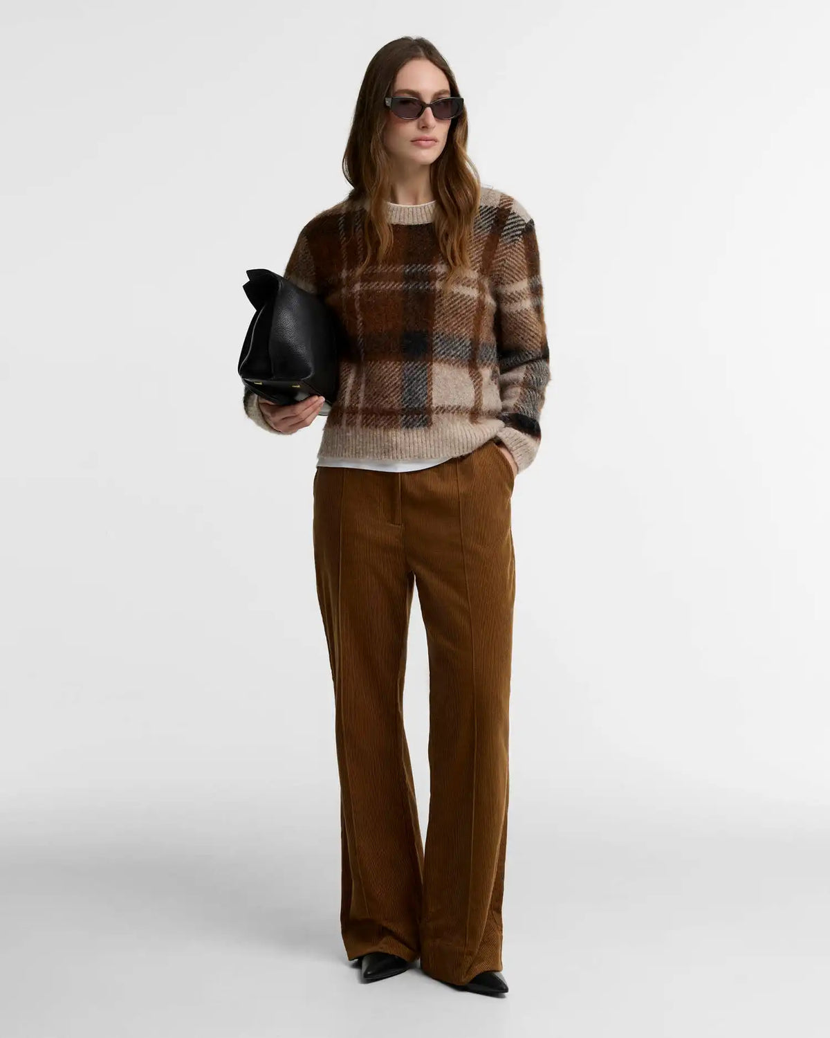 Glendyn Tartan Crew Neck Jumper