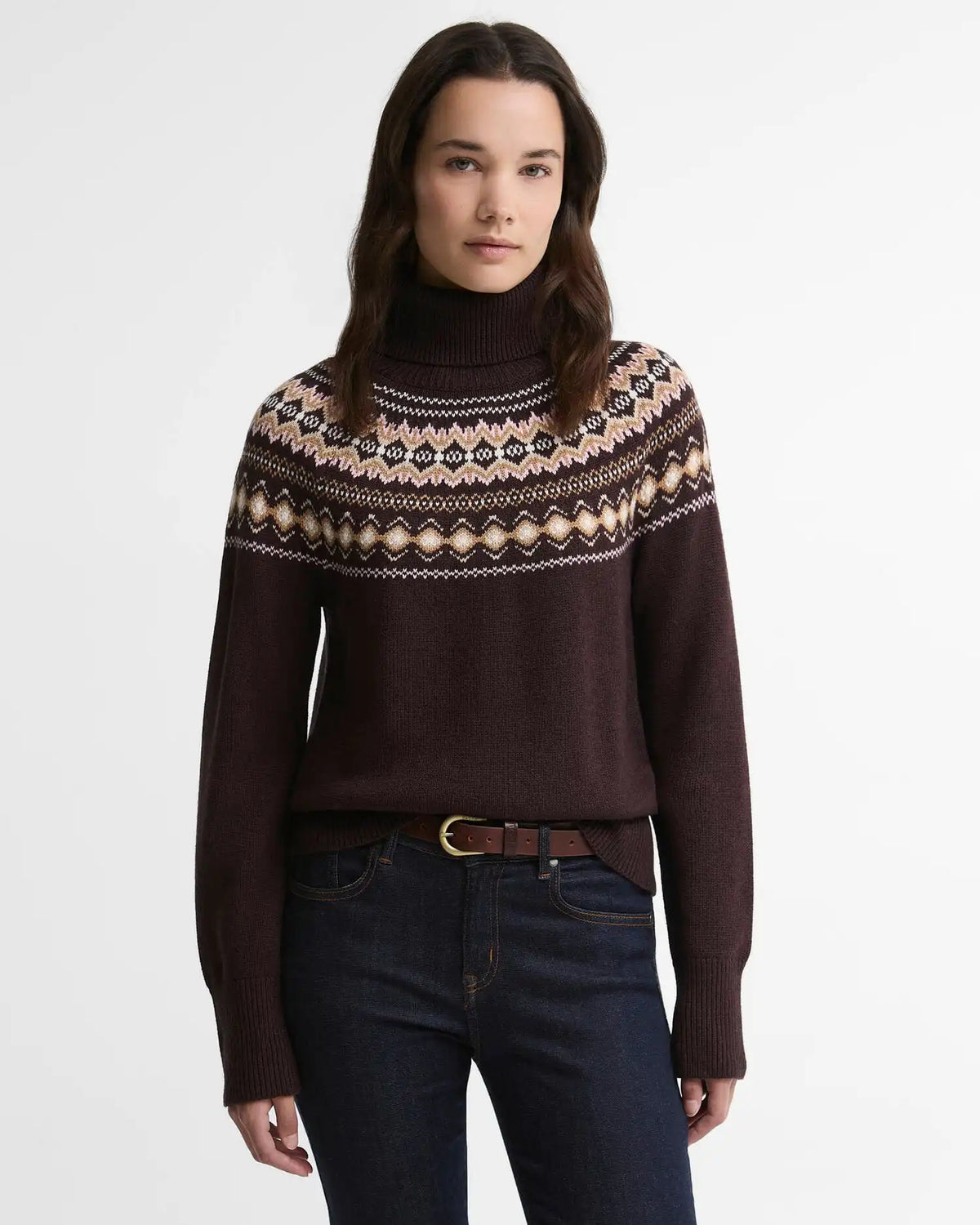 Darwen Fair Isle Rollneck Jumper