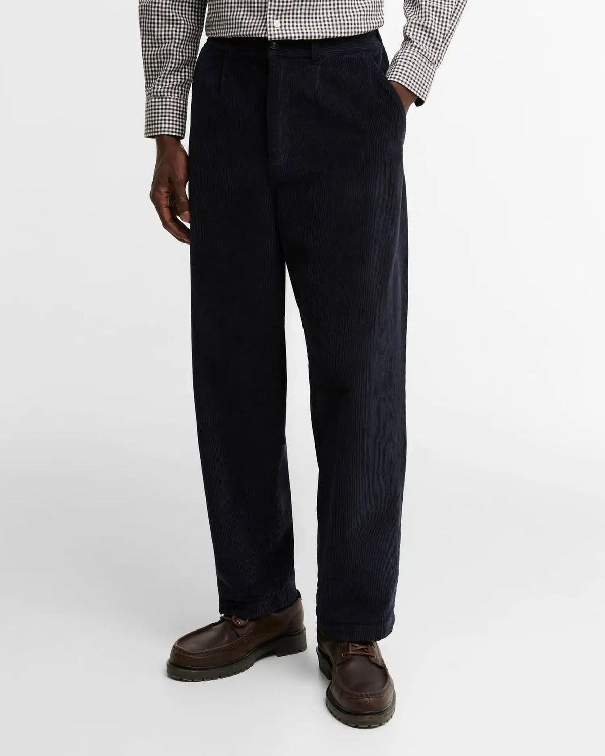 Stretch Cord Relaxed Trousers