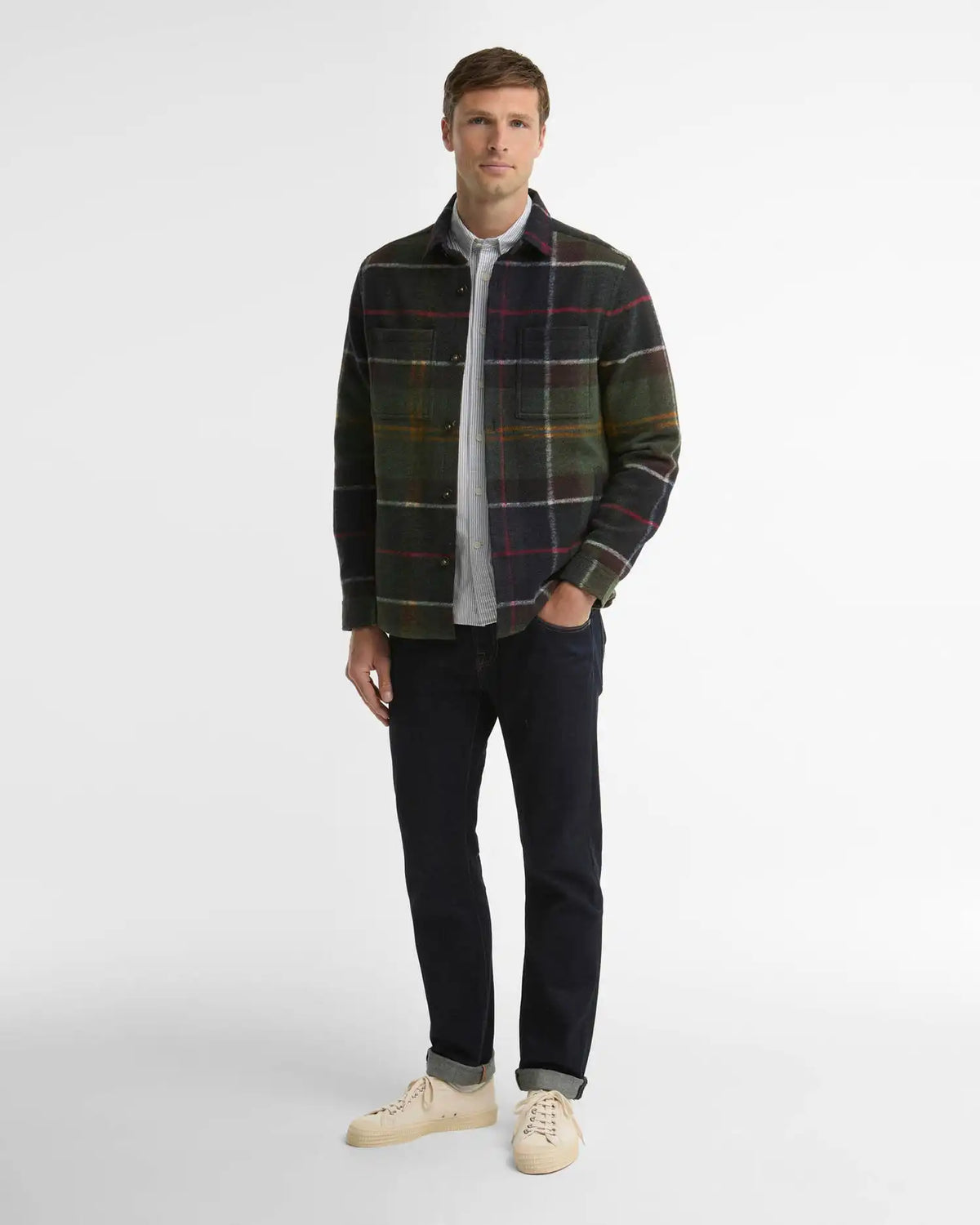 Woodlane Brushed Check Overshirt