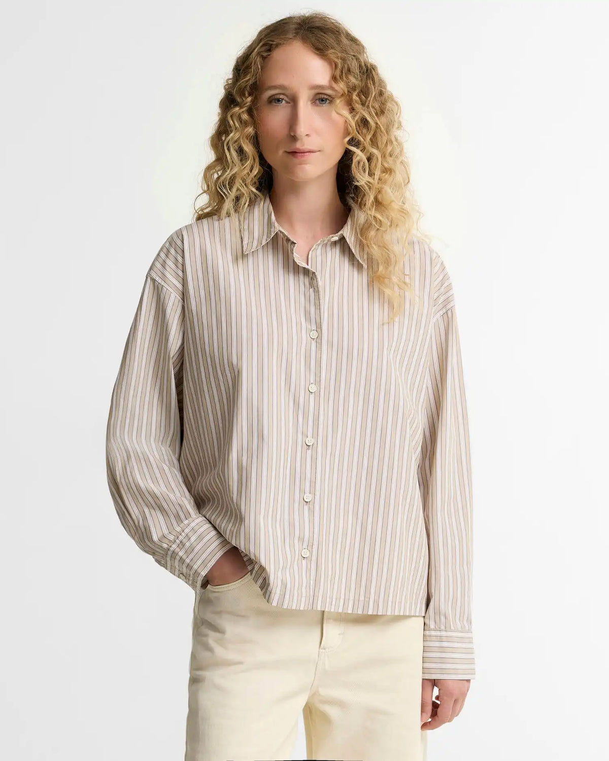 Fawne Striped Relaxed Shirt