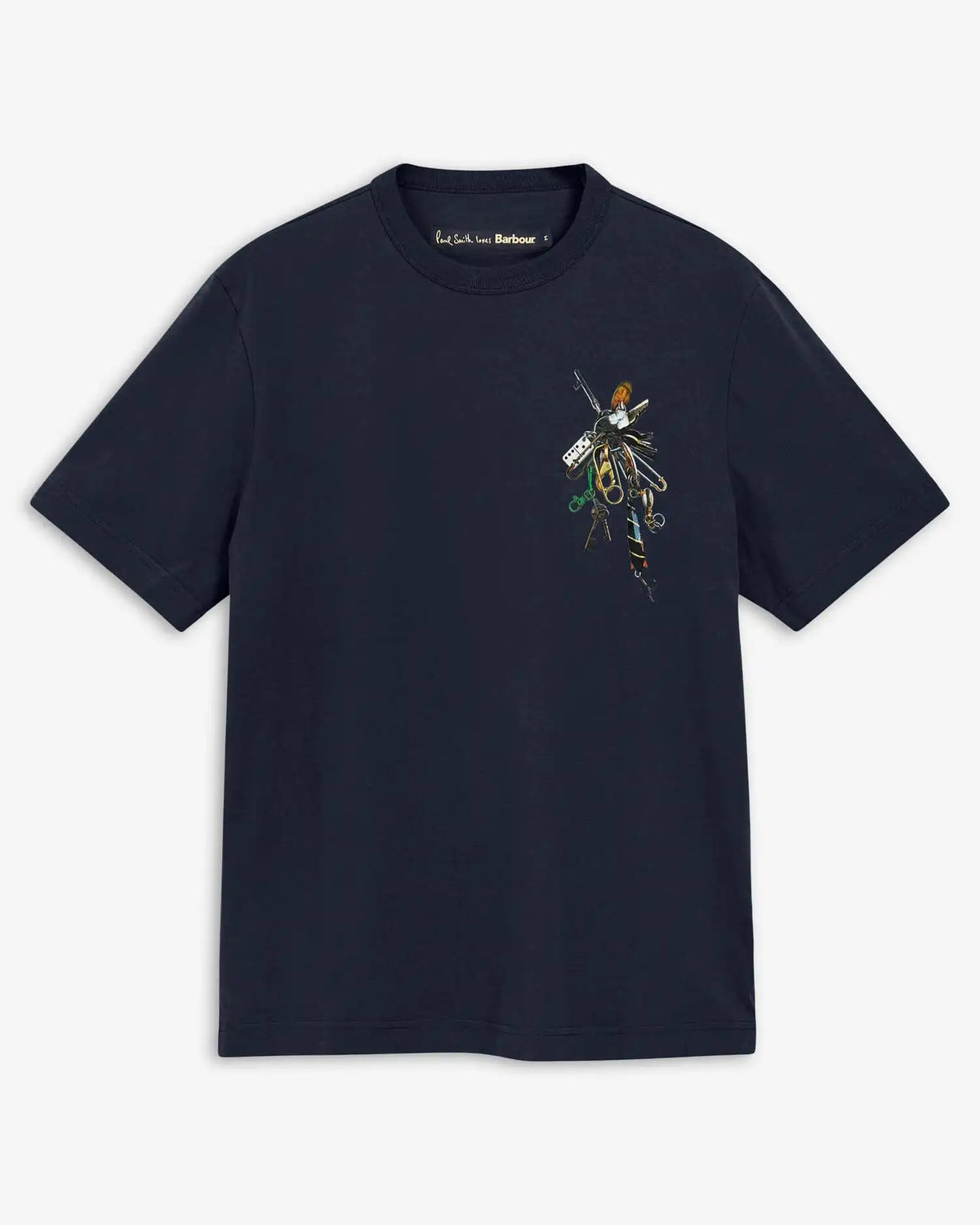 Paul Smith Loves Barbour Key Graphic T-Shirt