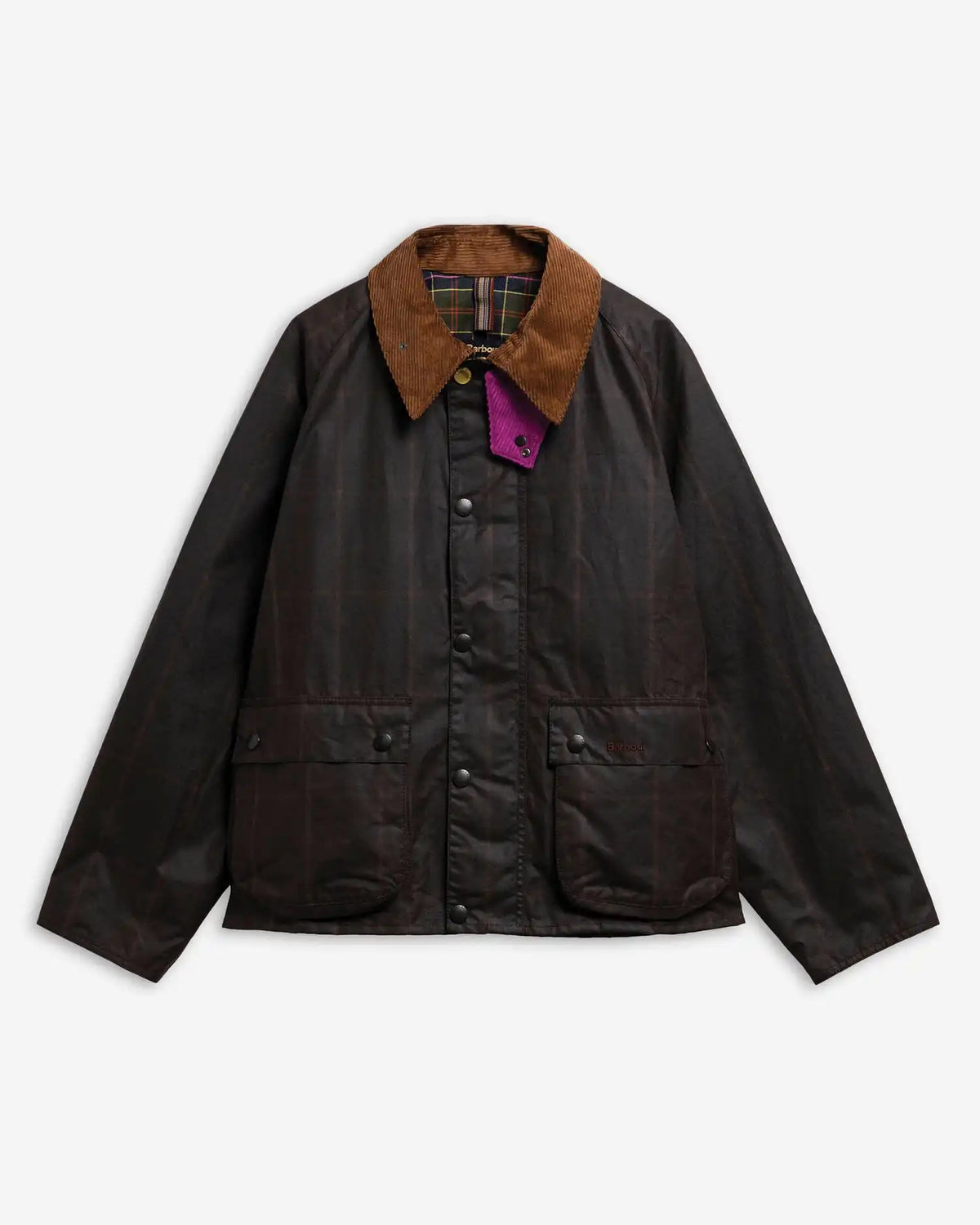 Paul Smith Loves Barbour Transport Windowpane Waxed Jacket