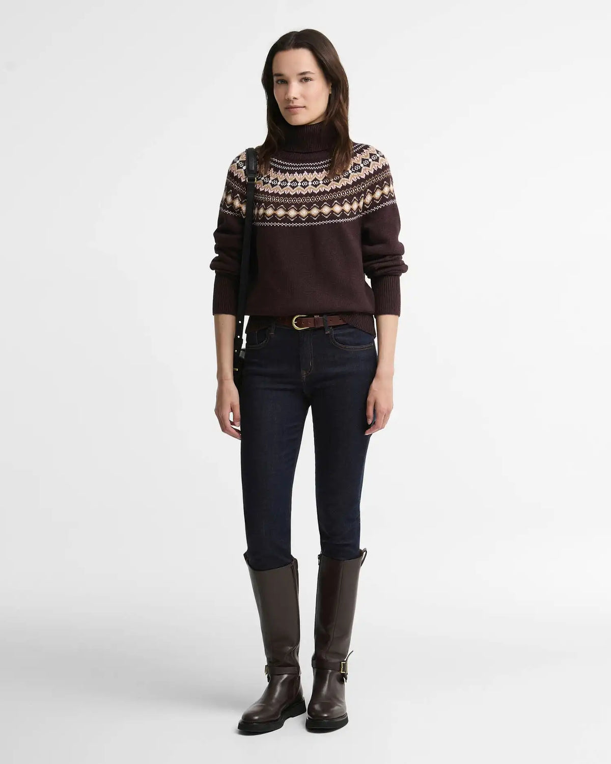 Darwen Fair Isle Rollneck Jumper