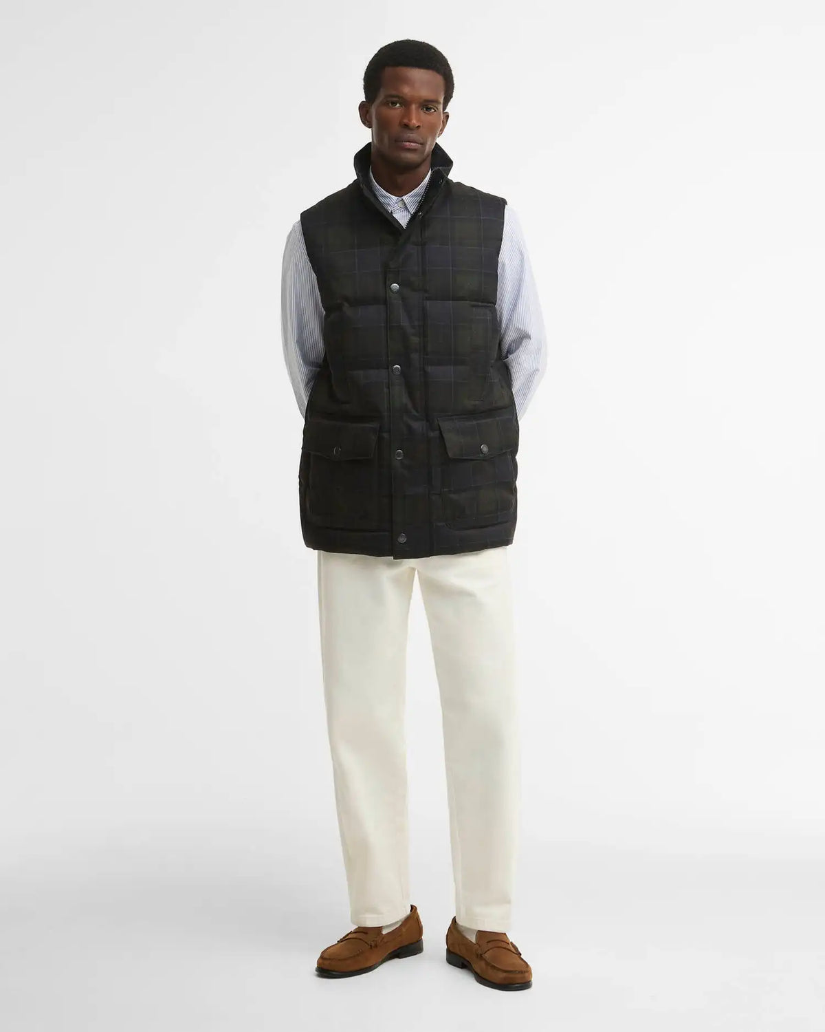 Lonnen Tartan Puffer Gilet