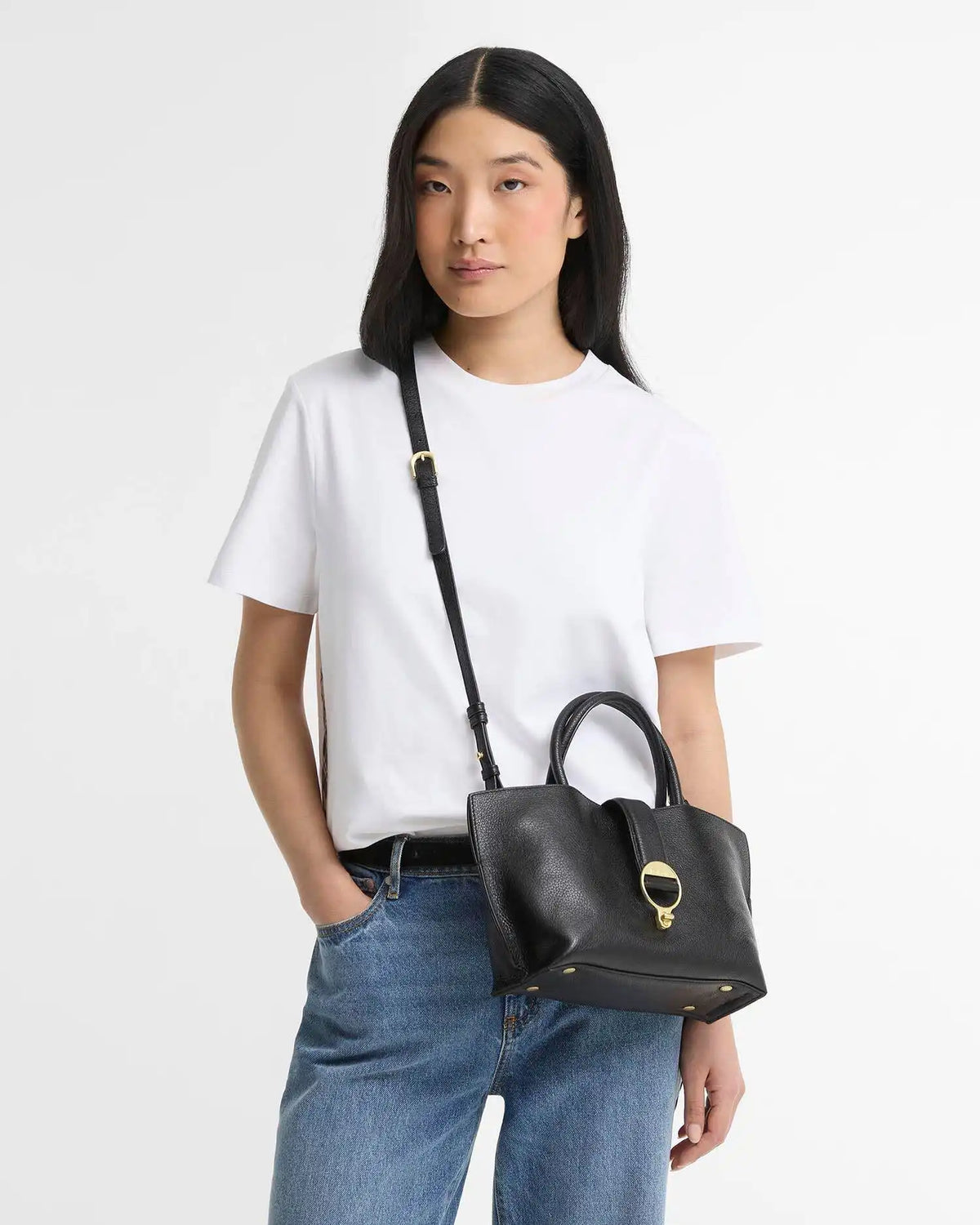 Alder Mini  Leather Tote Bag