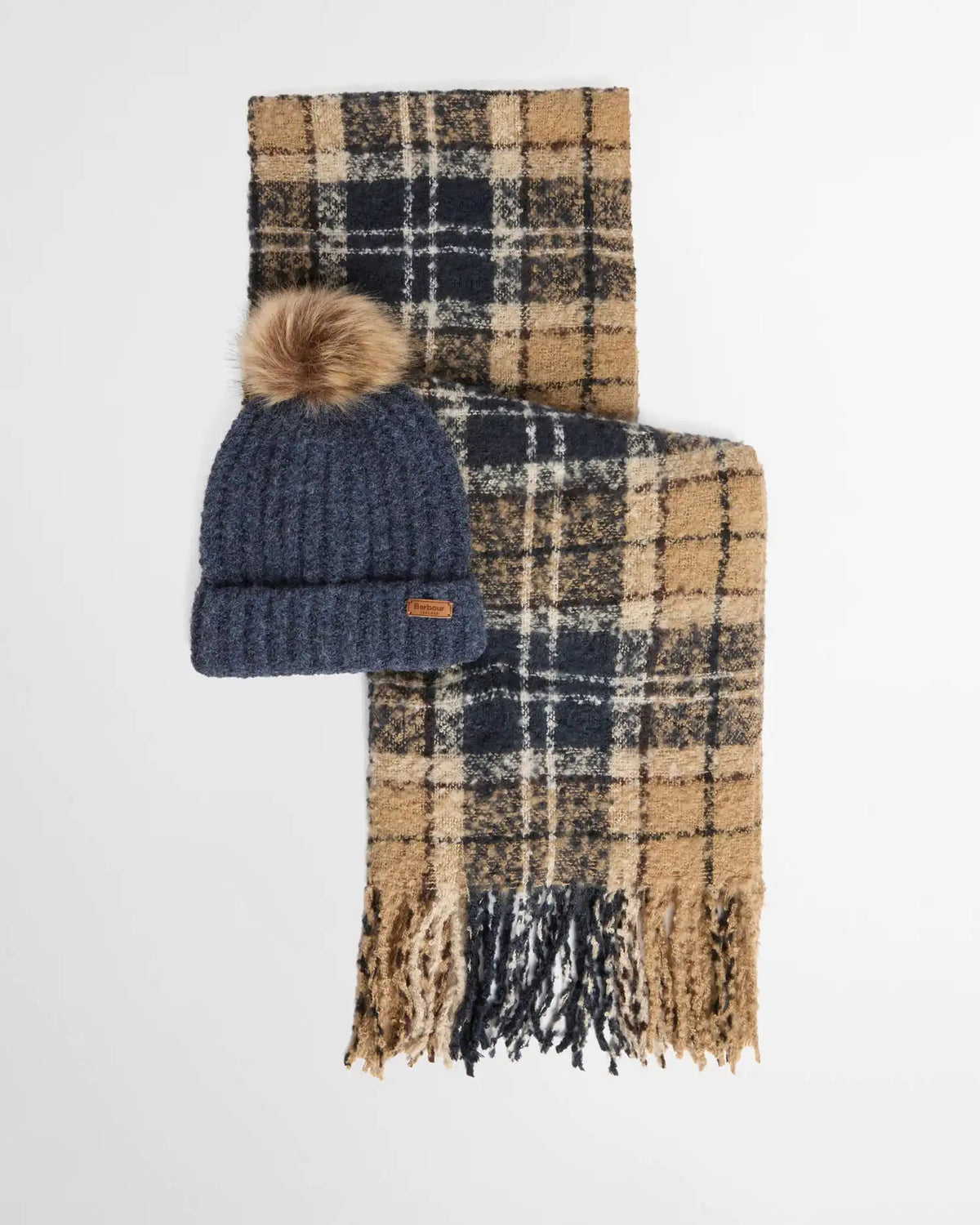 Saltburn Beanie & Tartan Scarf Gift Set