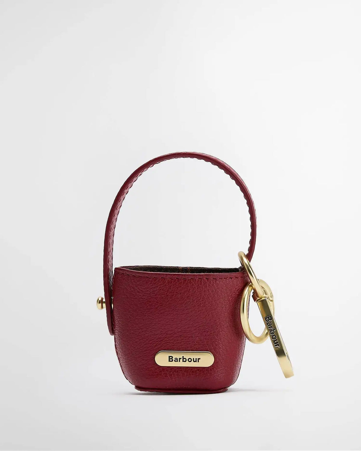 Leather Bucket Bag Charm
