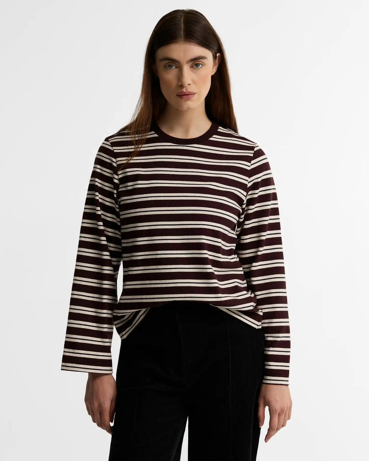 Maplewood Striped Long-Sleeved T-Shirt