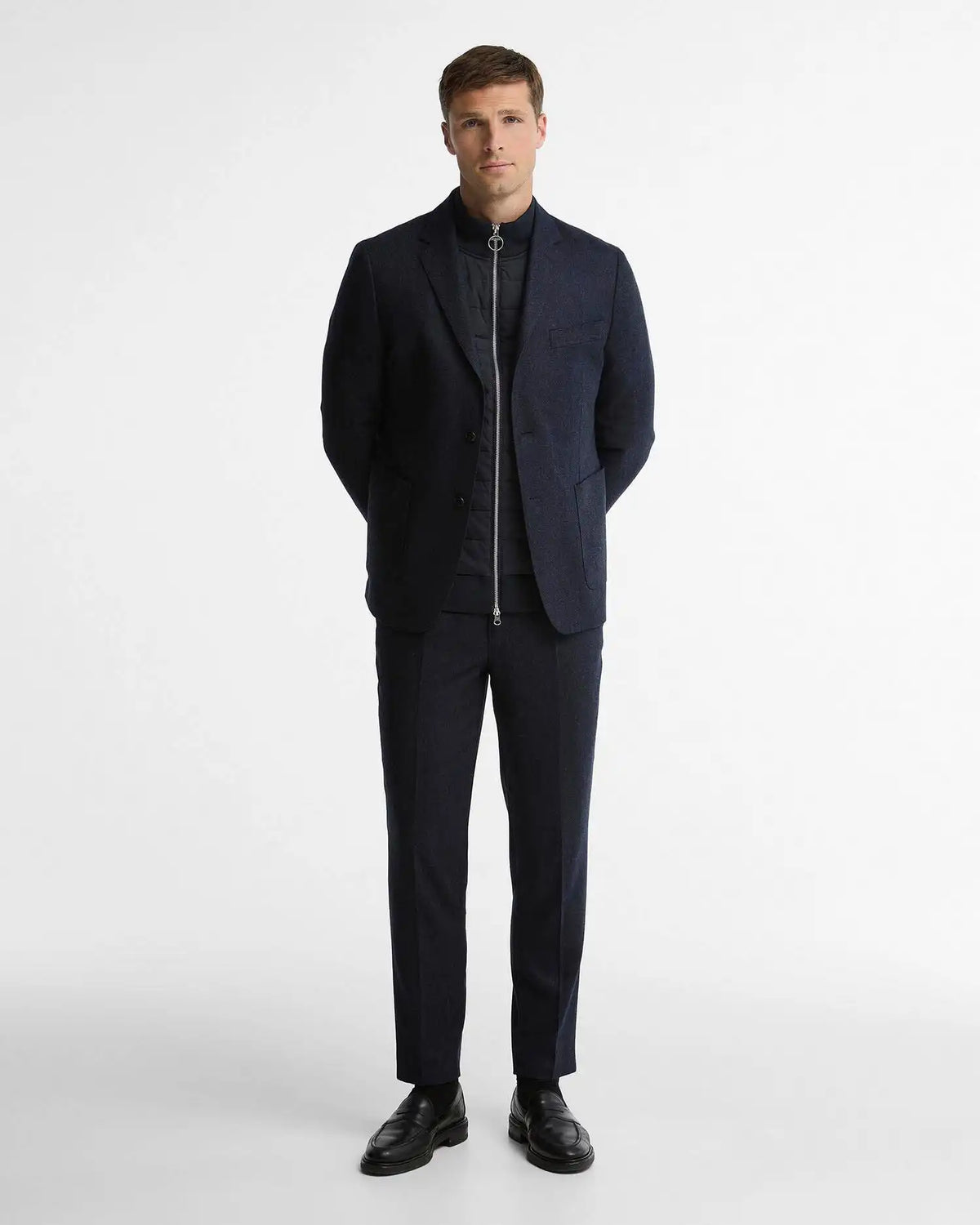 Fairford Herringbone Tailored Trousers