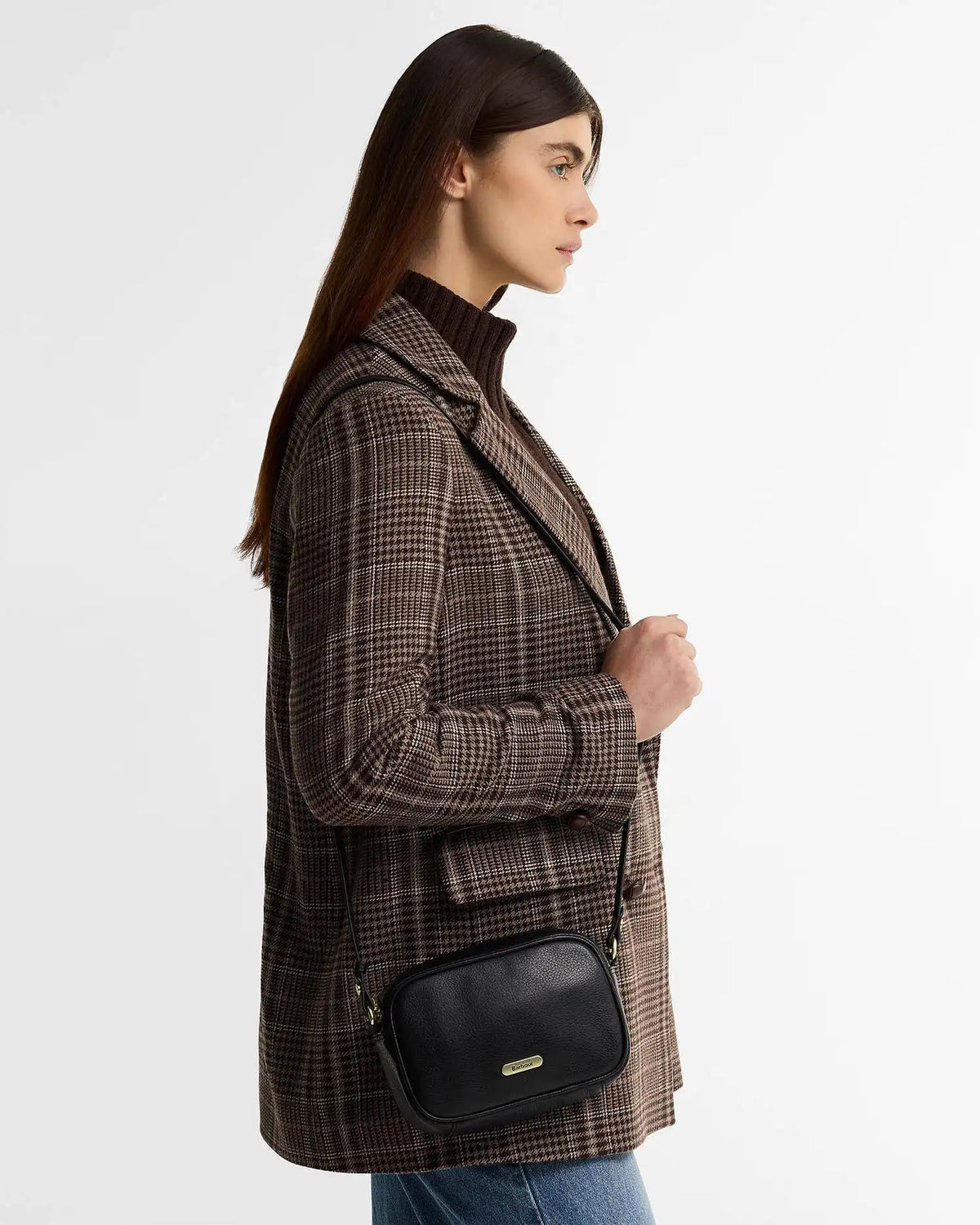 Daphne Mini Leather Crossbody Bag